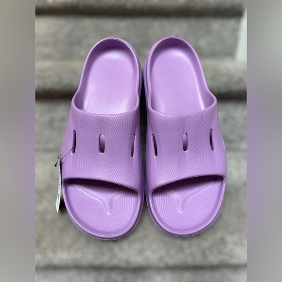 NEW Hoka Ora Recovery Unisex Slides 3 in Lilac Purple - Men’s 14/Women’s 16 - Picture 4 of 8